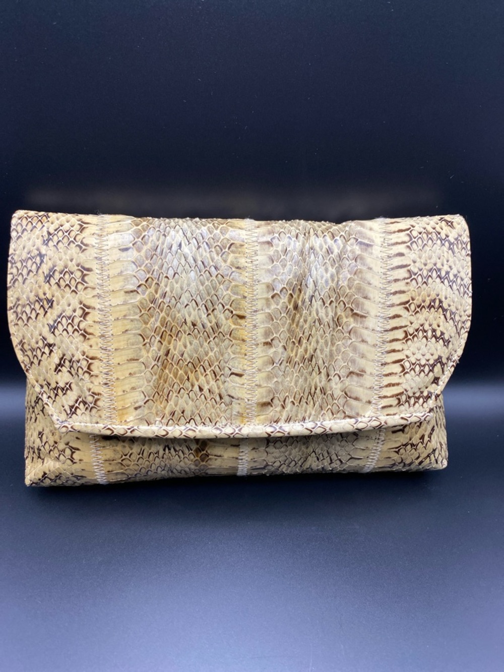 Vintage 80’s Snakeskin Clutch